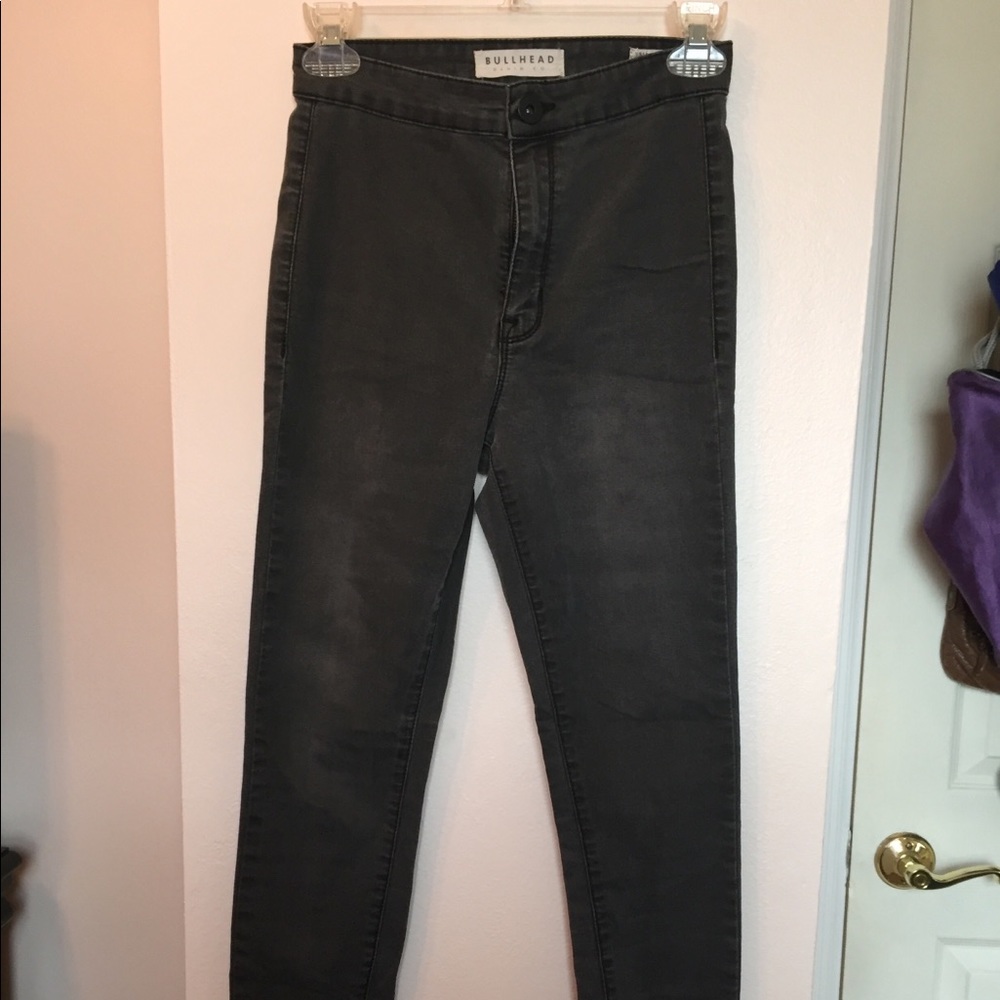 High waisted jeans